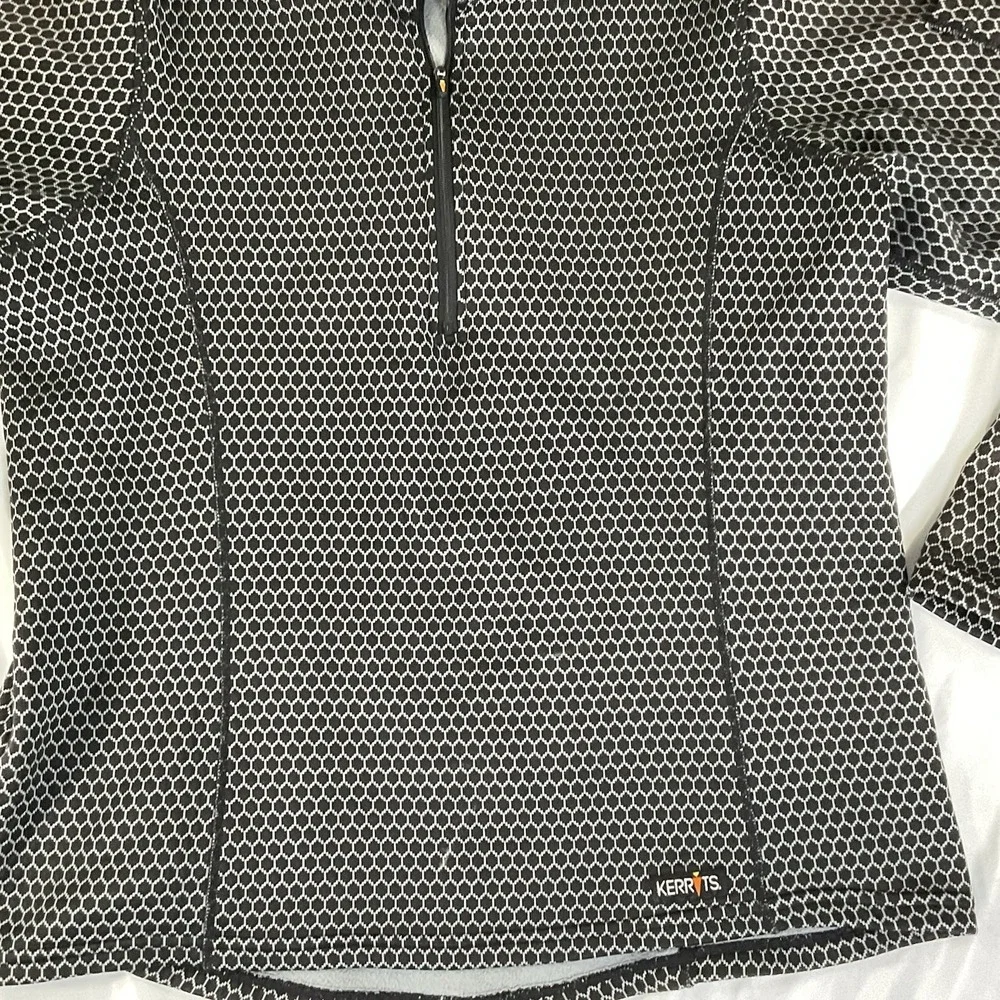 Kerrits Muzzle Nuzzle Half Zip Fleece Lined Riding Top Women's M Equestrian 291 - Picture 2 of 9